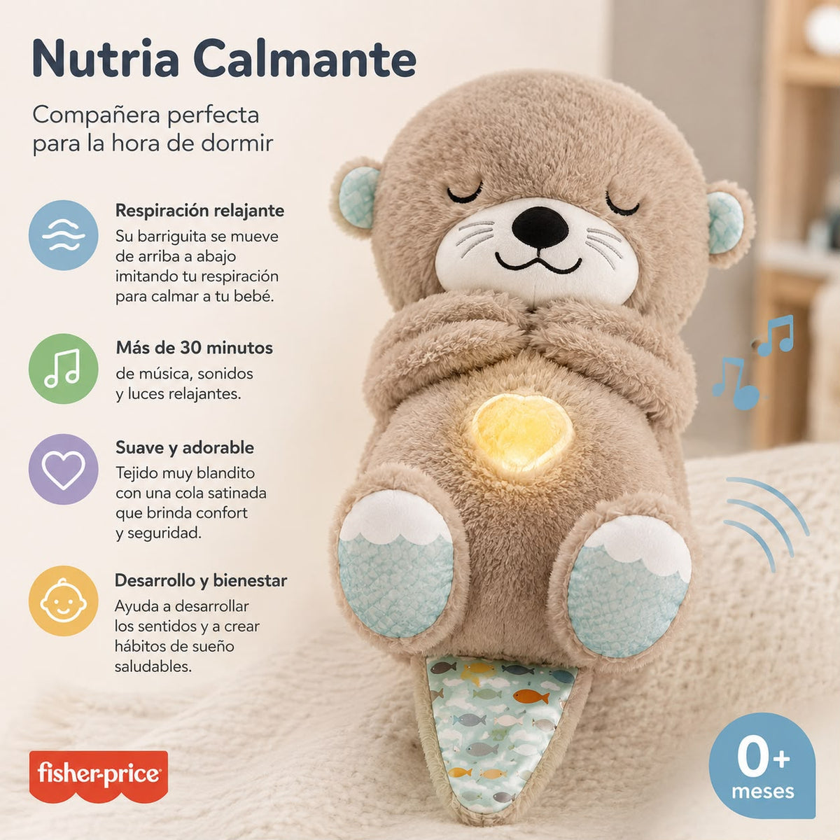 Peluche de Nutria de relajación